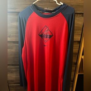 Atlanta Braves Nike Authentic Team Issued Long Sleeve Dri-Fit Shirt
